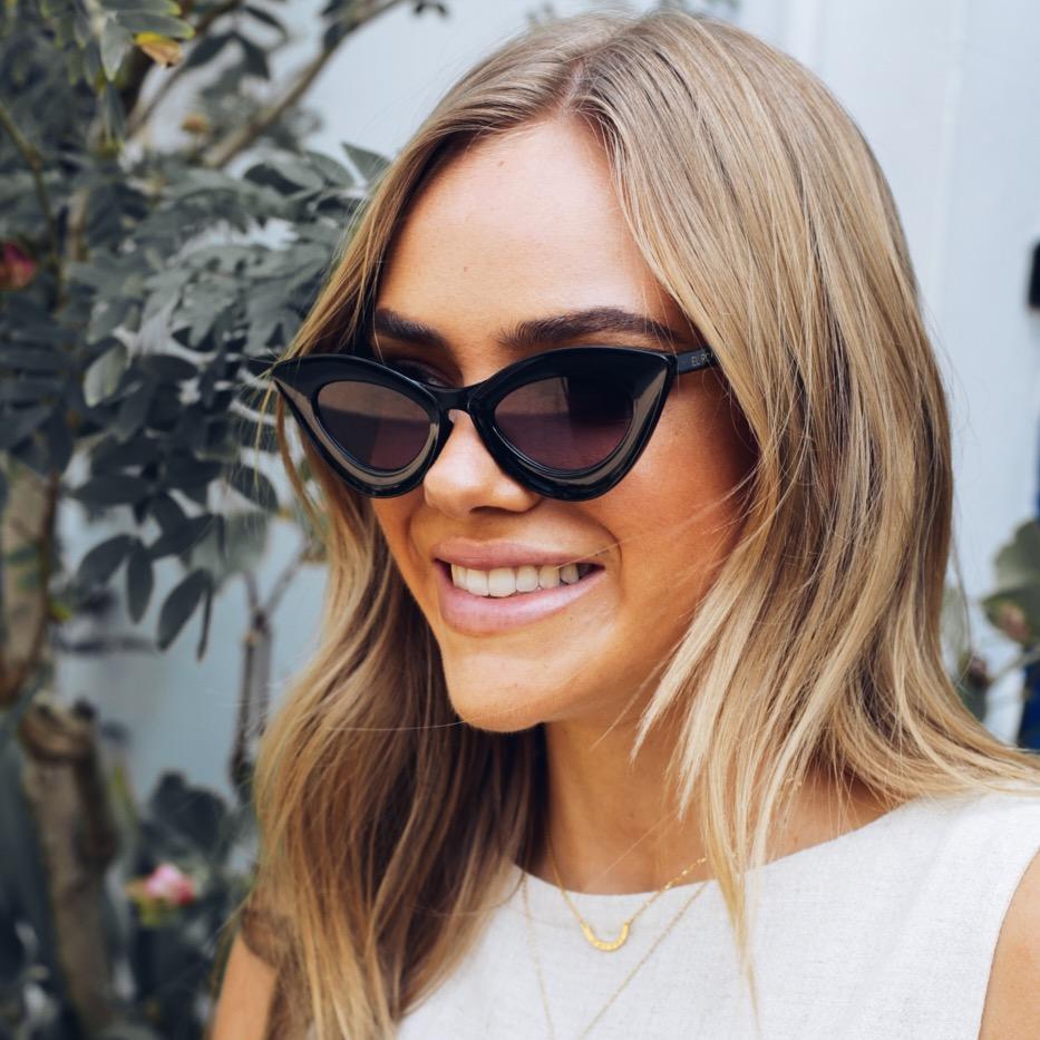Chicago Black Sunglasses | Women's Classic Black Sunglasses