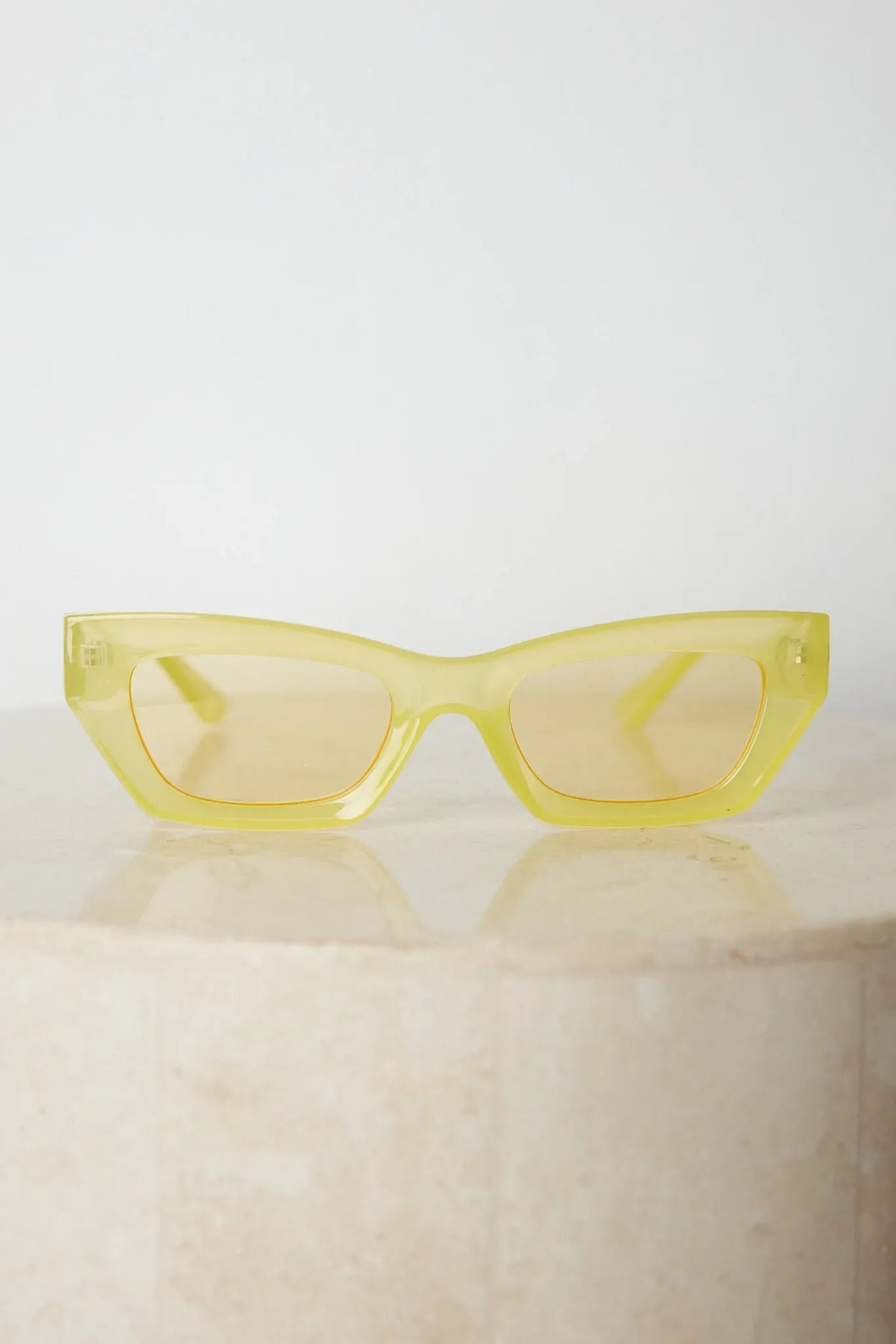 Ocean Yellow Sunglasses | Women's Coloured Frame Sunglasses
