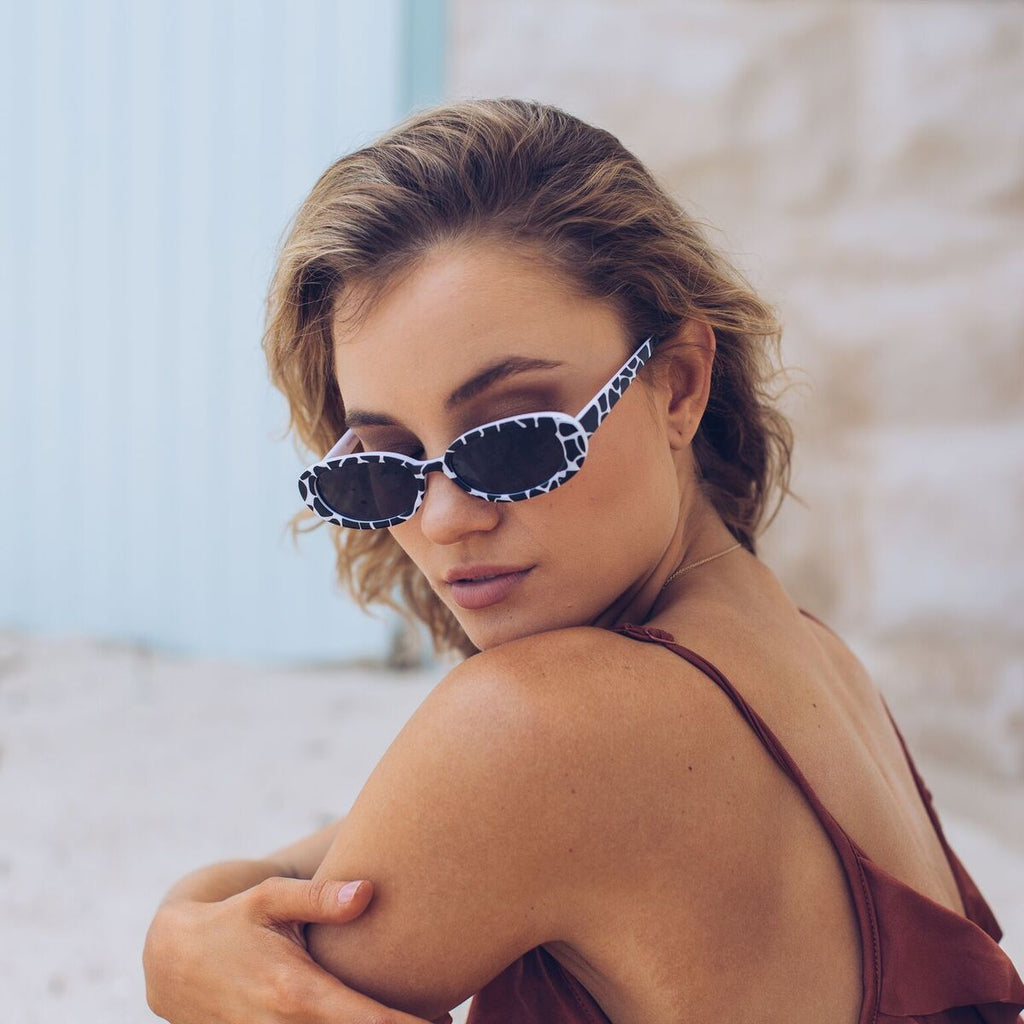 Aspen Print Sunglasses | Women's Monochrome Print Sunglasses