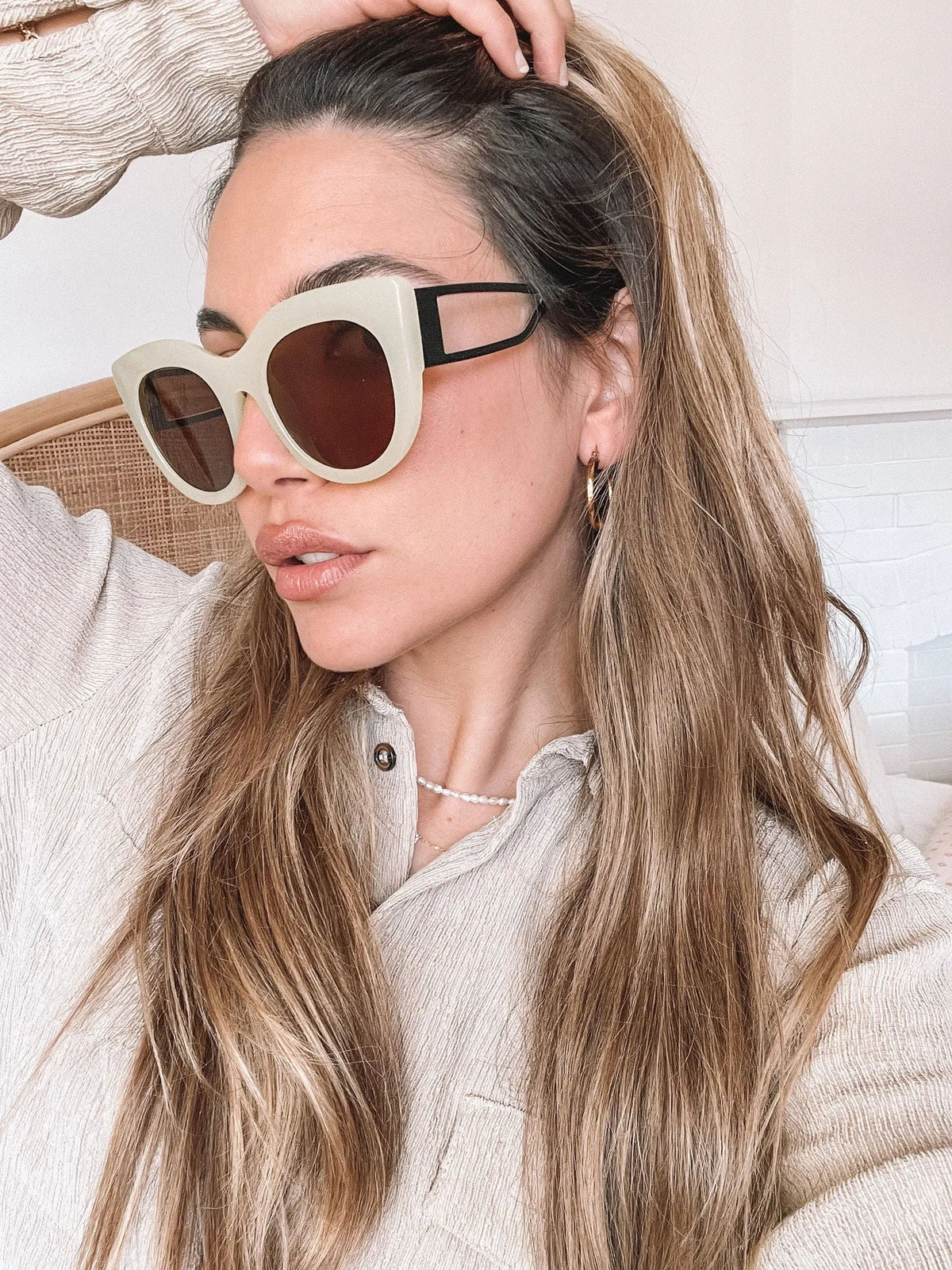 Vaughan Green Sunglasses | Women's Oversized Sunglasses