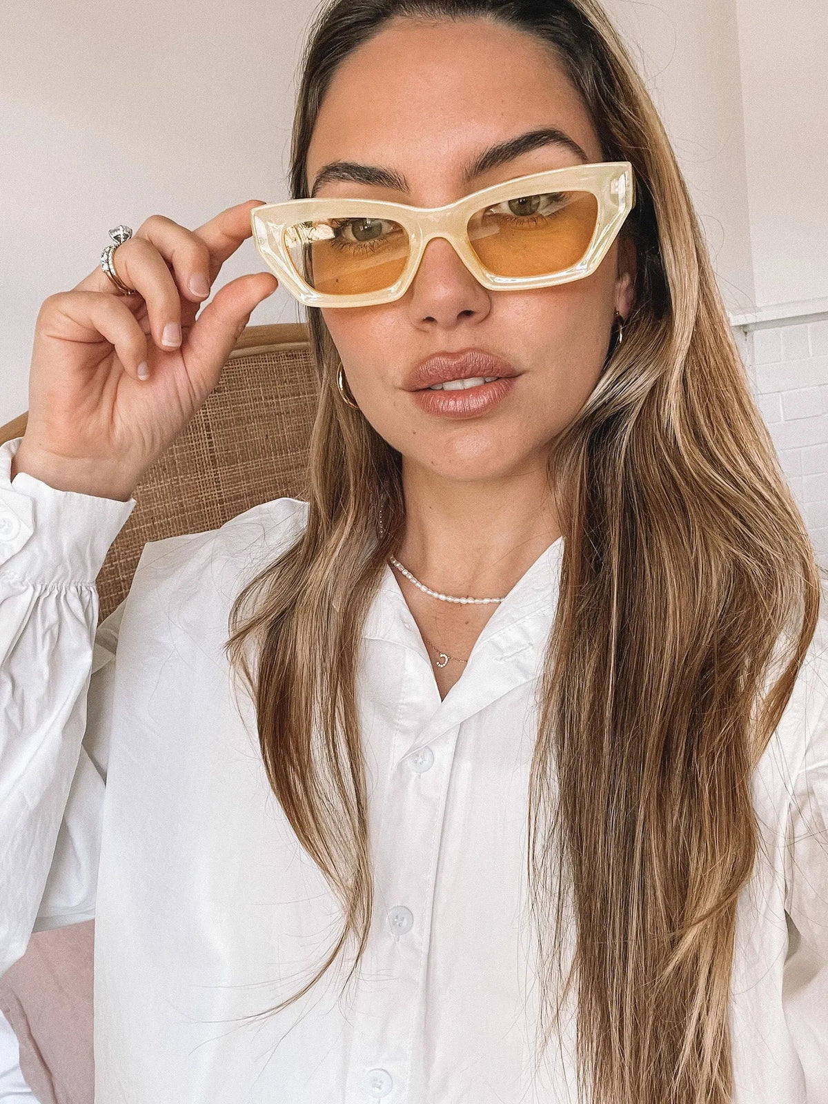 Ocean Yellow Sunglasses | Women's Coloured Frame Sunglasses
