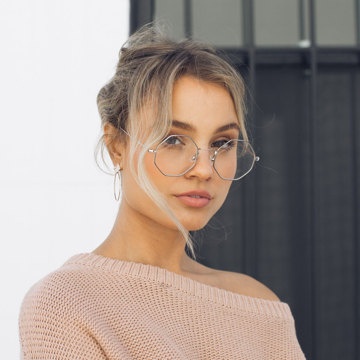 Harmony Clear Sunglasses | Women's Silver Frame Sunglasses