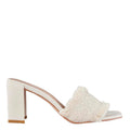 Camilla Natural Mules | Women's Block Heel Mules