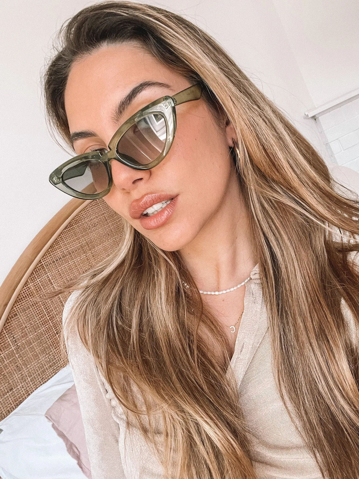 Finlay Green Sunglasses | Women's Coloured Frame Sunglasses