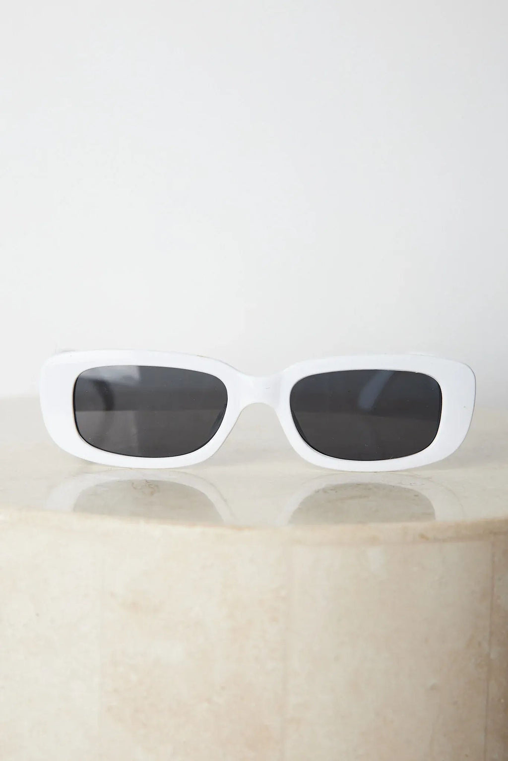 Thea White Sunglasses | Women's White Frame Sunglasses