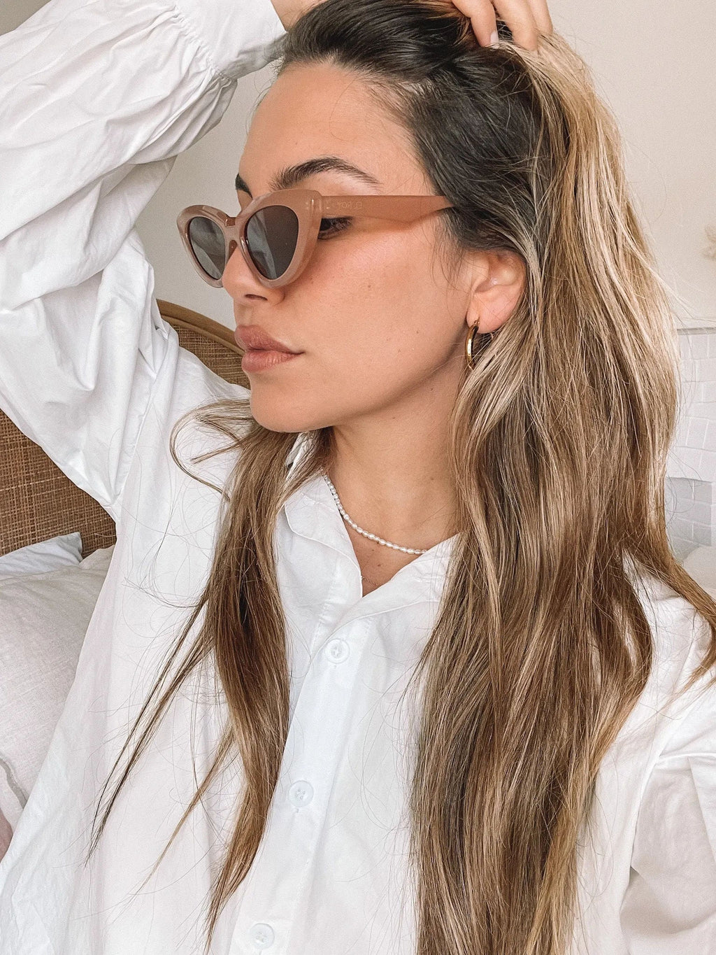 Finlay Tan Sunglasses | Women's Neutral Frame Sunglasses