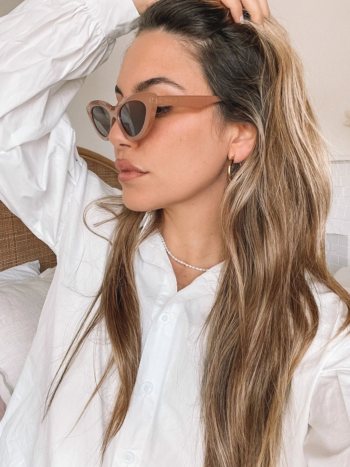 Finlay Tan Sunglasses | Women's Neutral Frame Sunglasses