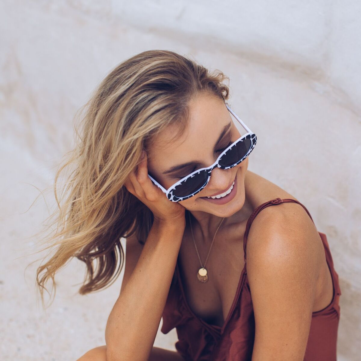 Aspen Print Sunglasses | Women's Monochrome Print Sunglasses