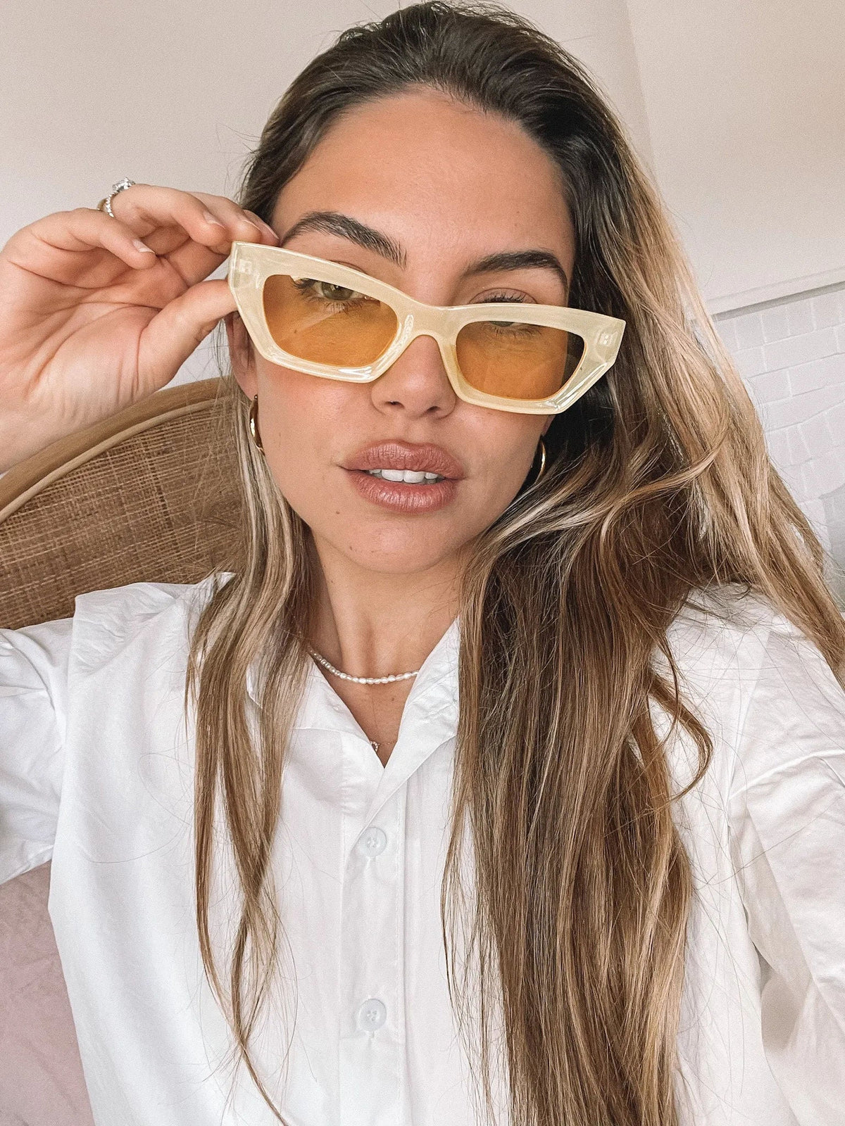 Ocean Yellow Sunglasses | Women's Coloured Frame Sunglasses