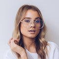 Fenton Clear Sunglasses | Women's Clear Frame Sunglasses