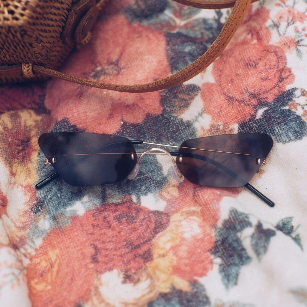 Otto Brown Sunglasses | Women's Gold Frame Sunglasses