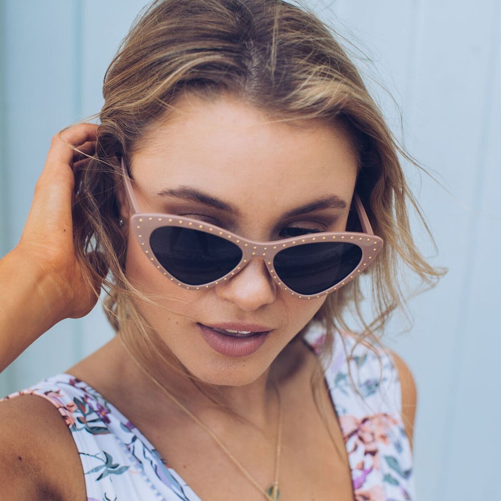 Paris Blush Sunglasses | Women's Coloured Frame Sunglasses