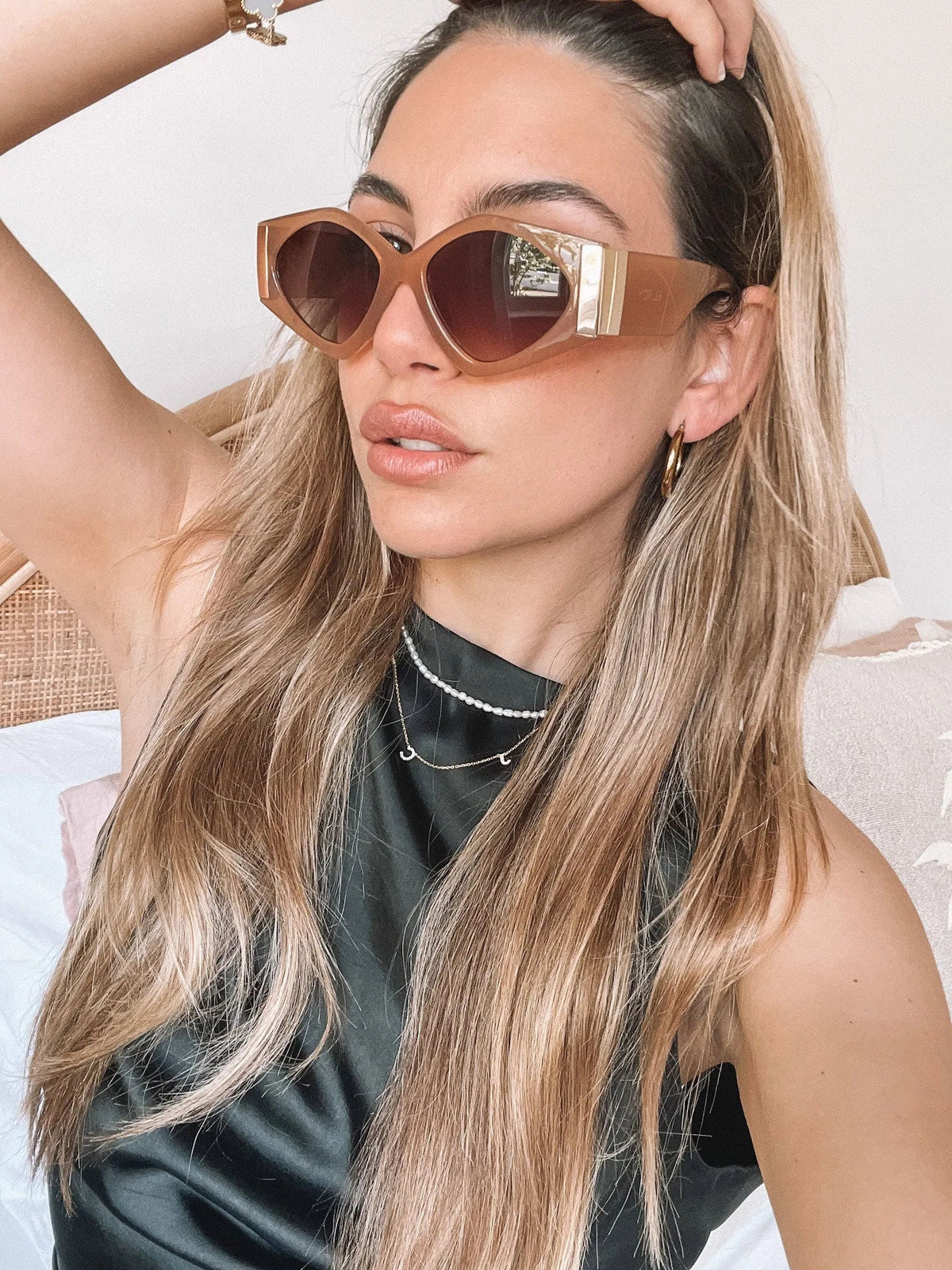Alyssa Tan Sunglasses | Women's Cat Eye Sunglasses