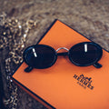 Delray Black Sunglasses | Women's Gold Frame Sunglasses