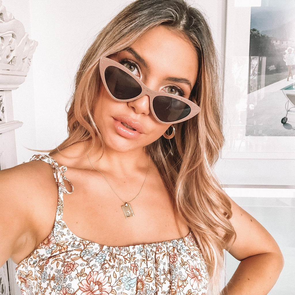 Paris Blush Sunglasses | Women's Coloured Frame Sunglasses