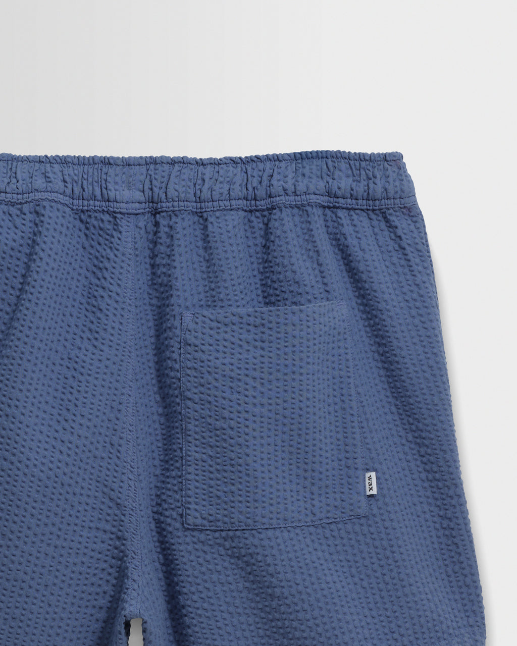 Mescal - Blue Cotton Seersucker Shorts