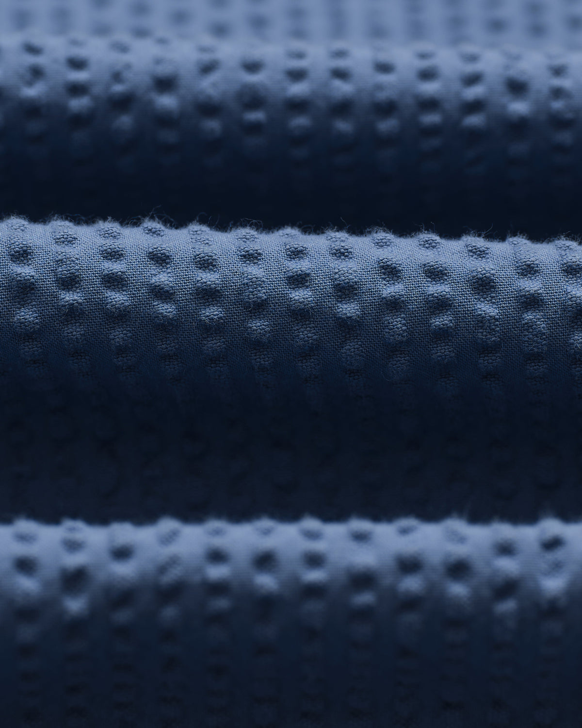 Mescal - Blue Cotton Seersucker Shorts
