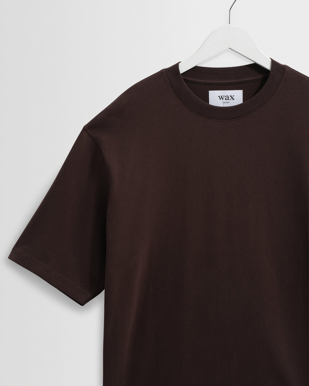 Milton - Dark Brown Organic Emorised Cotton T-Shirt