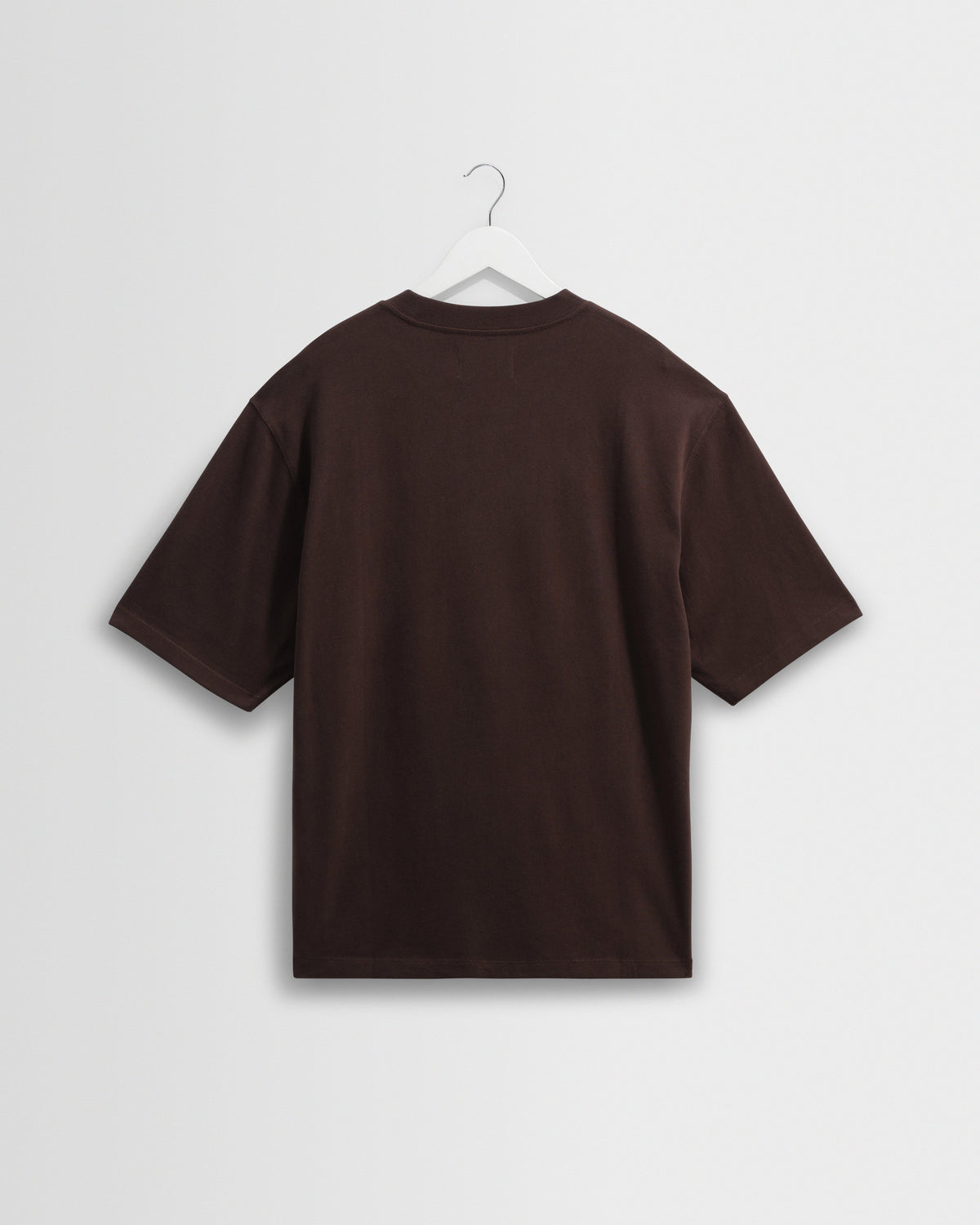 Milton - Dark Brown Organic Emorised Cotton T-Shirt