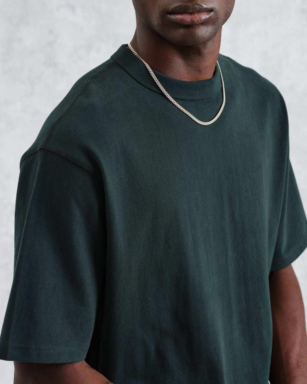 Milton - Dark Green Emorised Organic Cotton T-Shirt