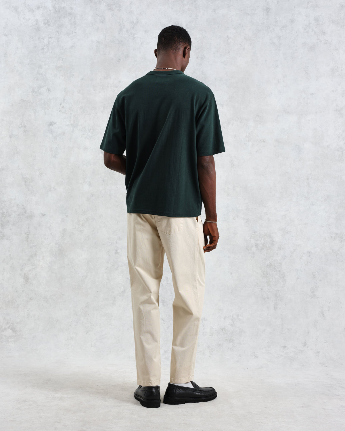 Milton - Dark Green Emorised Organic Cotton T-Shirt