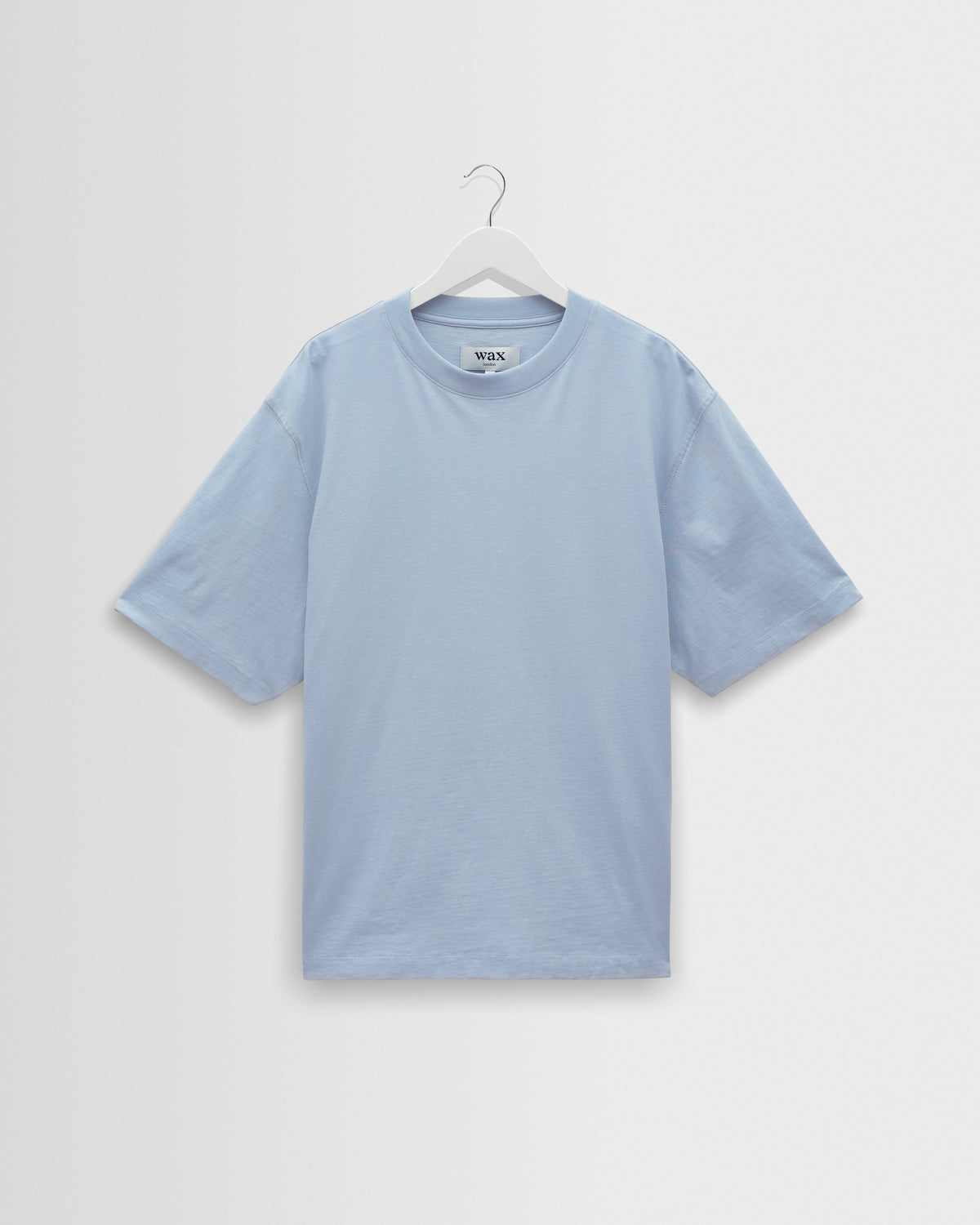 Milton - Light Blue Organic Compact Cotton T-Shirt