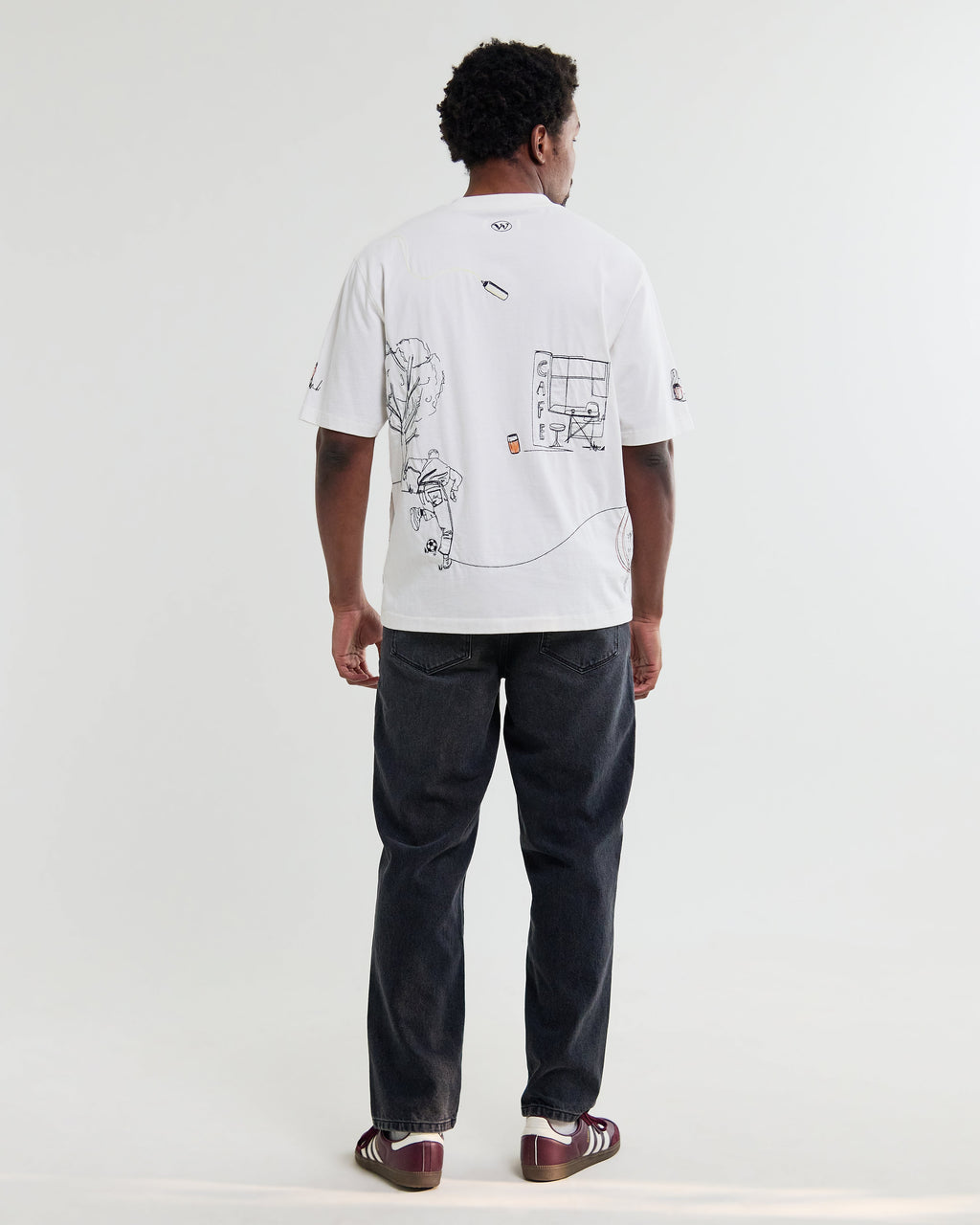 Milton - Off White Organic Cotton London Graphic T-Shirt