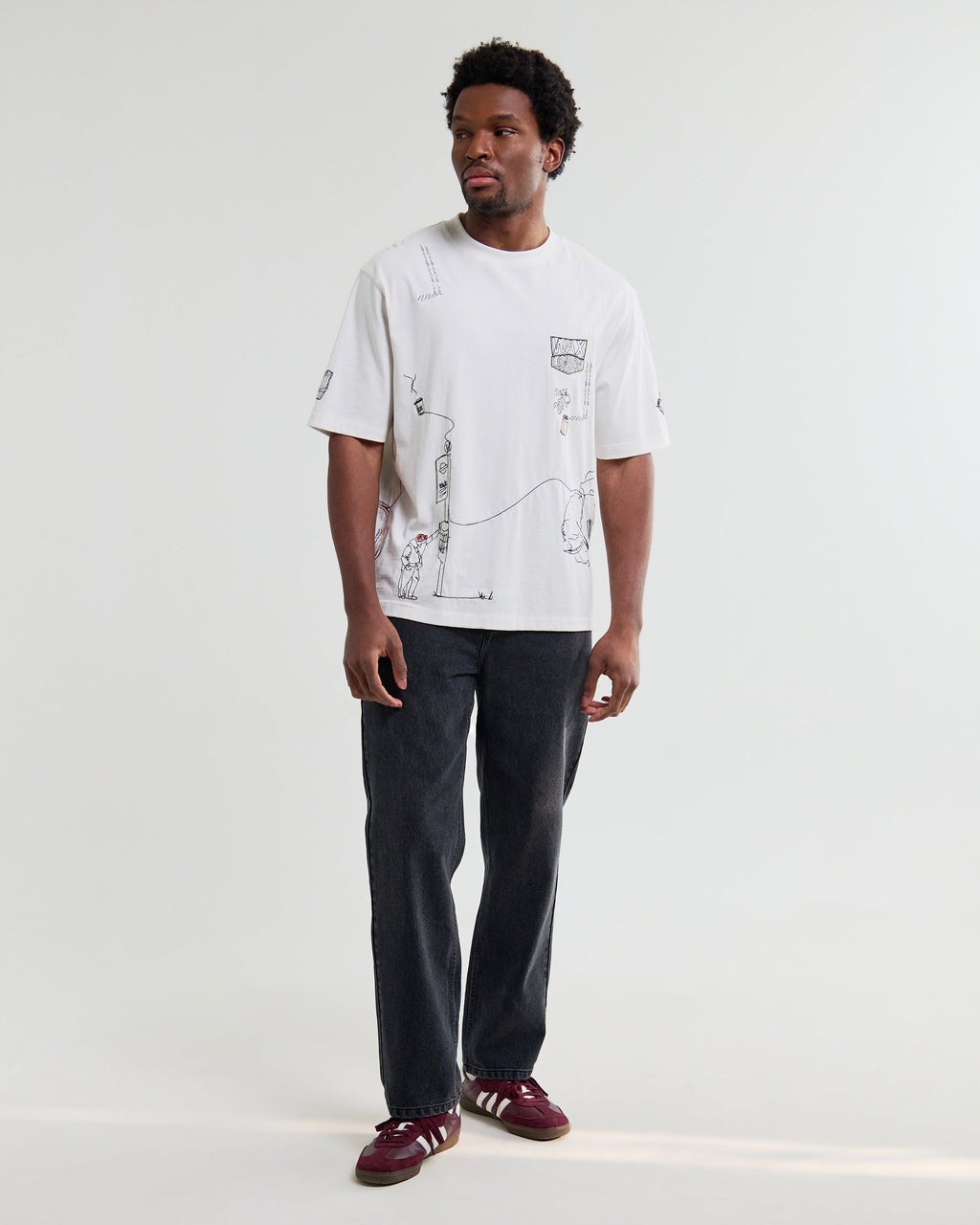 Milton - Off White Organic Cotton London Graphic T-Shirt