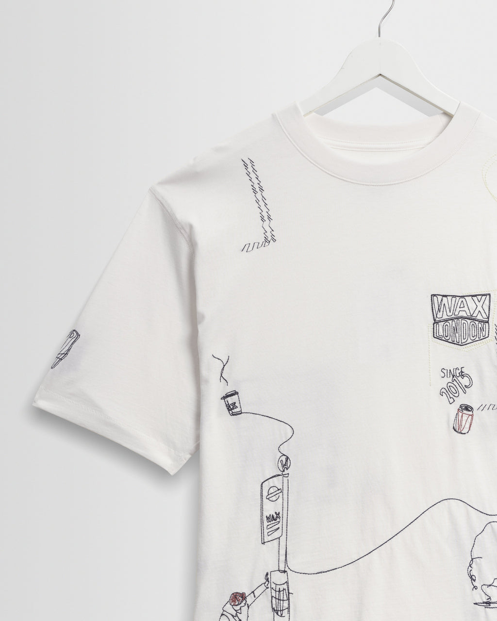 Milton - Off White Organic Cotton London Graphic T-Shirt