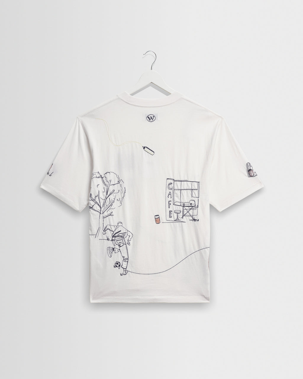 Milton - Off White Organic Cotton London Graphic T-Shirt