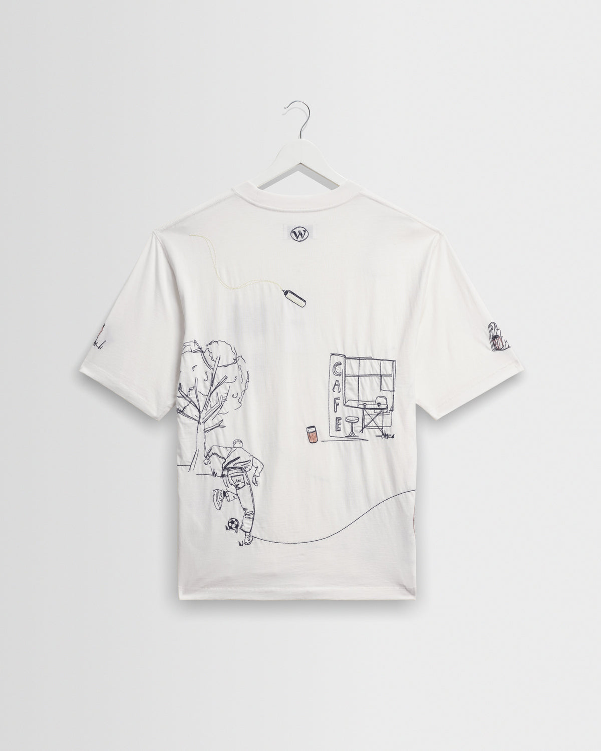 Milton - Off White Organic Cotton London Graphic T-Shirt