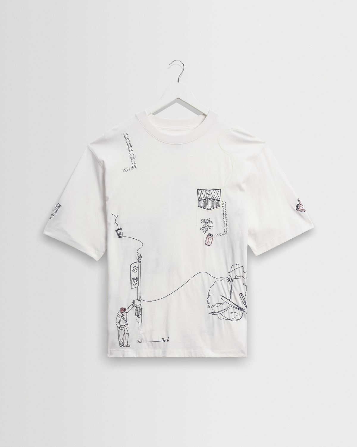 Milton - Off White Organic Cotton London Graphic T-Shirt