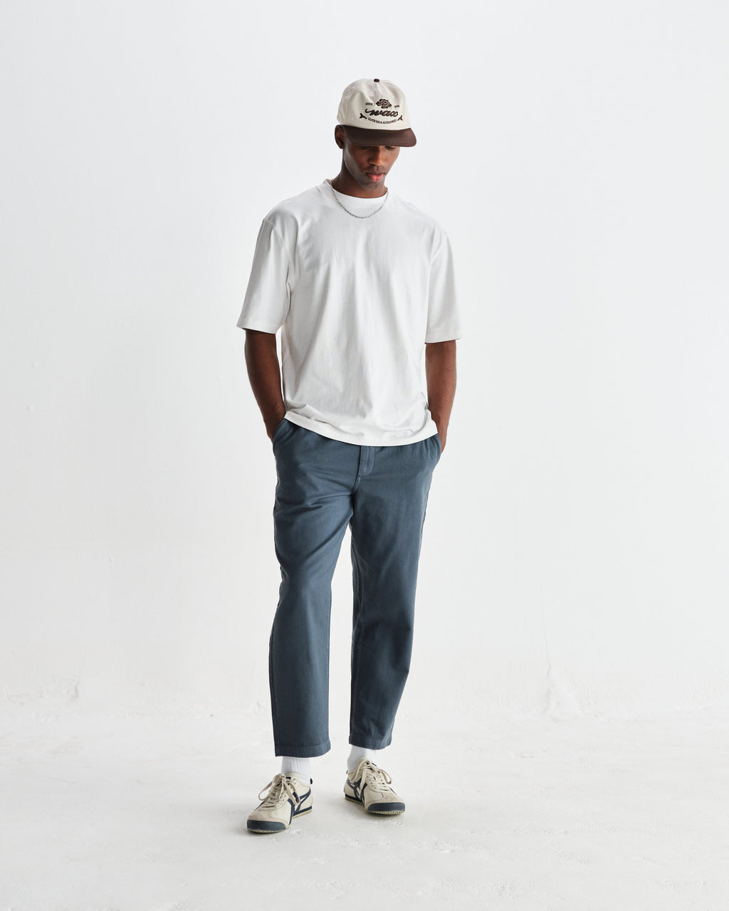 Milton - White Organic Compact Cotton T-Shirt