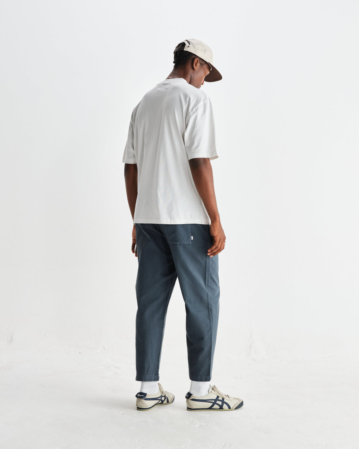 Milton - White Organic Compact Cotton T-Shirt
