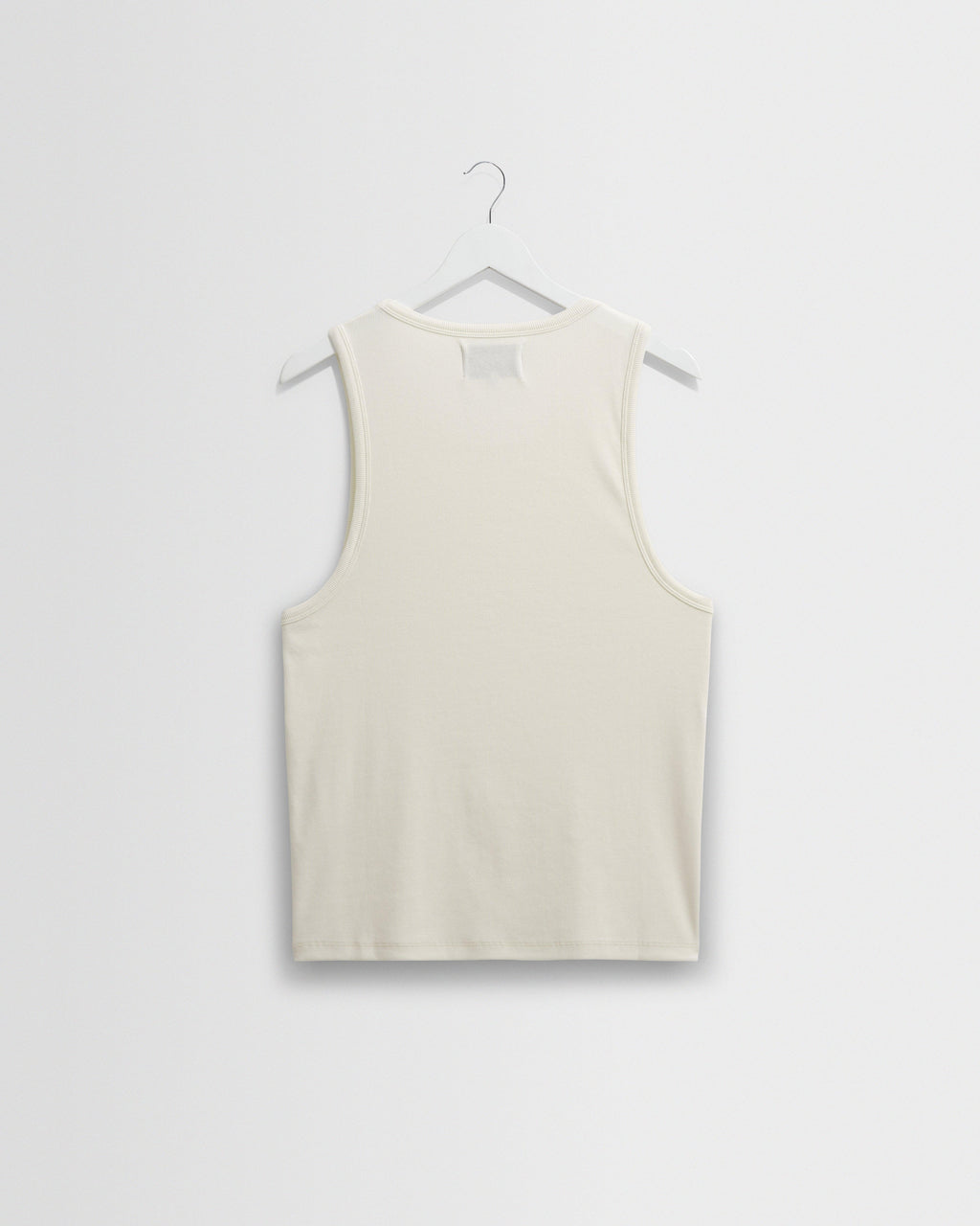 Montague - Ecru Ribbed Organic Cotton Vest