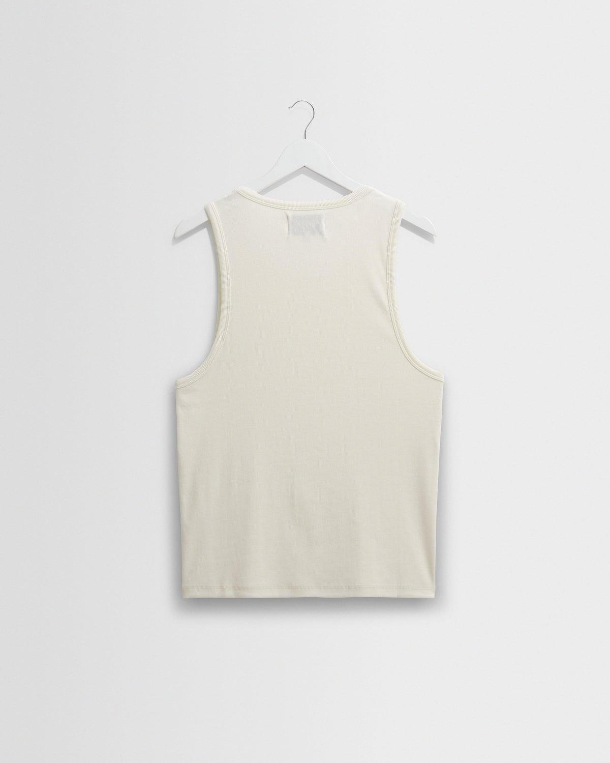 Montague - Ecru Ribbed Organic Cotton Vest