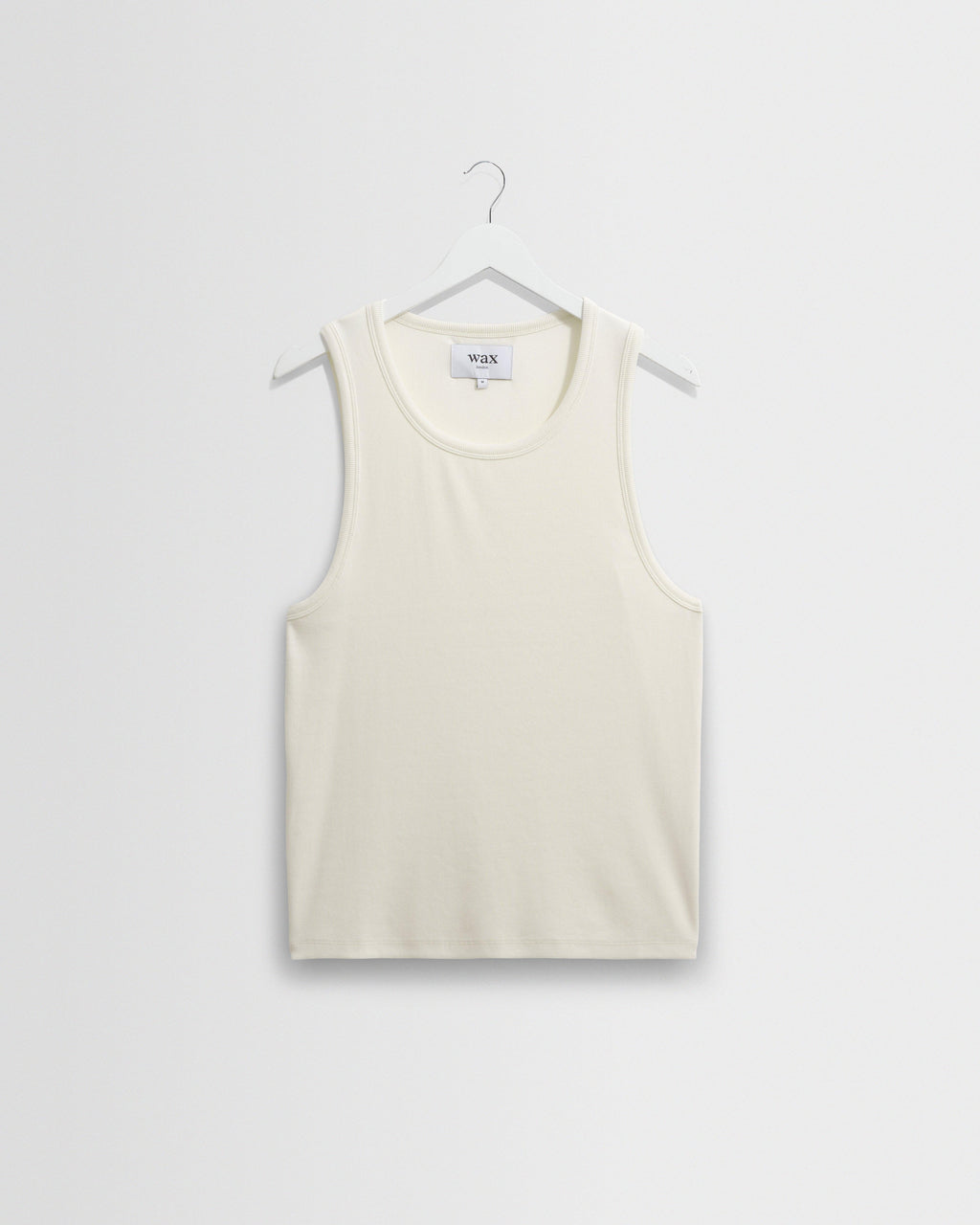 Montague - Ecru Ribbed Organic Cotton Vest