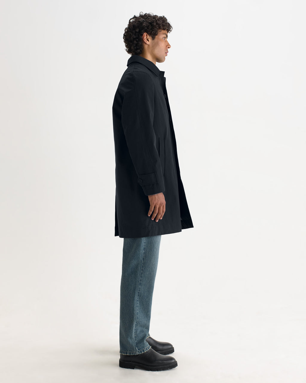Navarino - Dark Navy Water Repellent Twill Mac