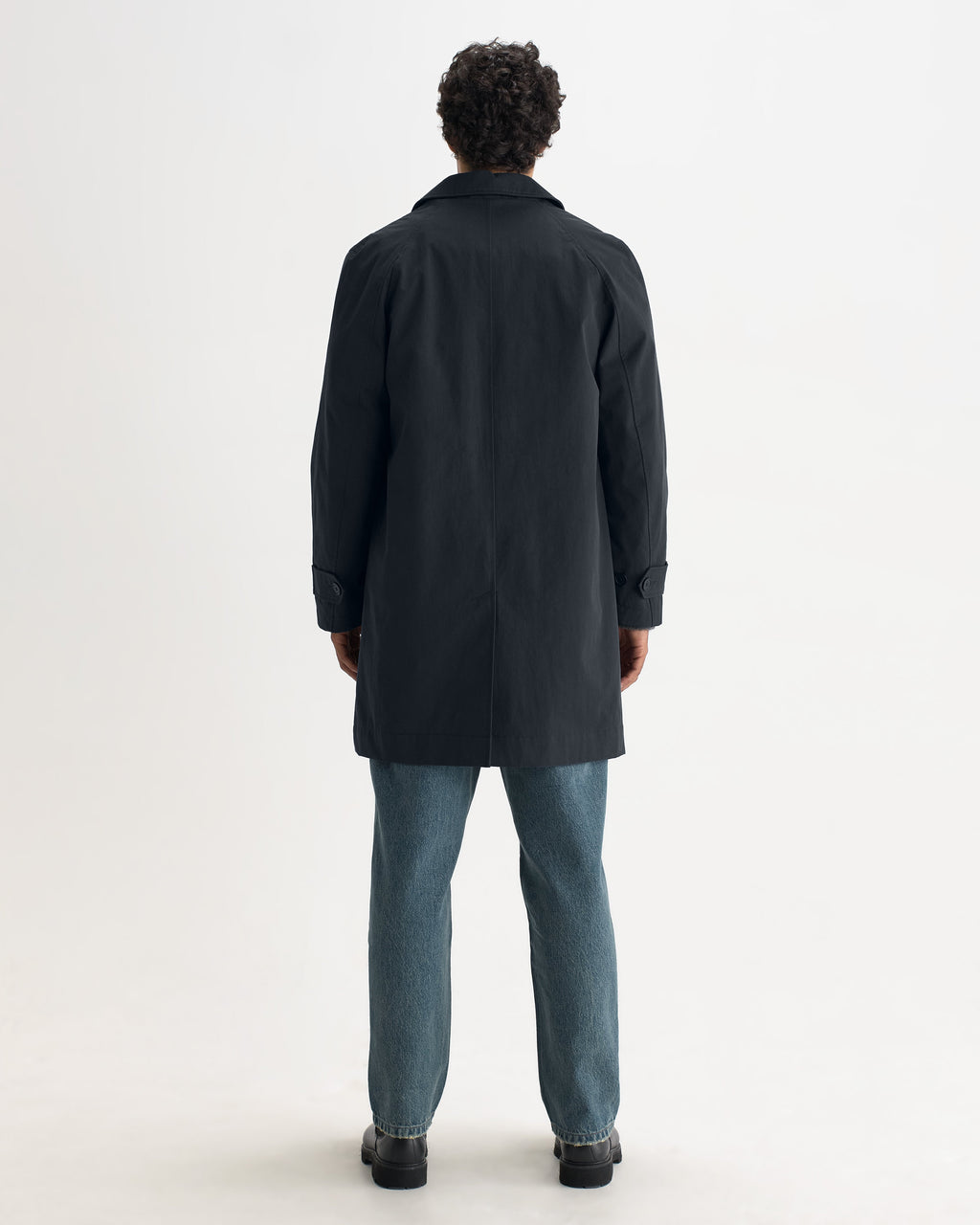Navarino - Dark Navy Water Repellent Twill Mac