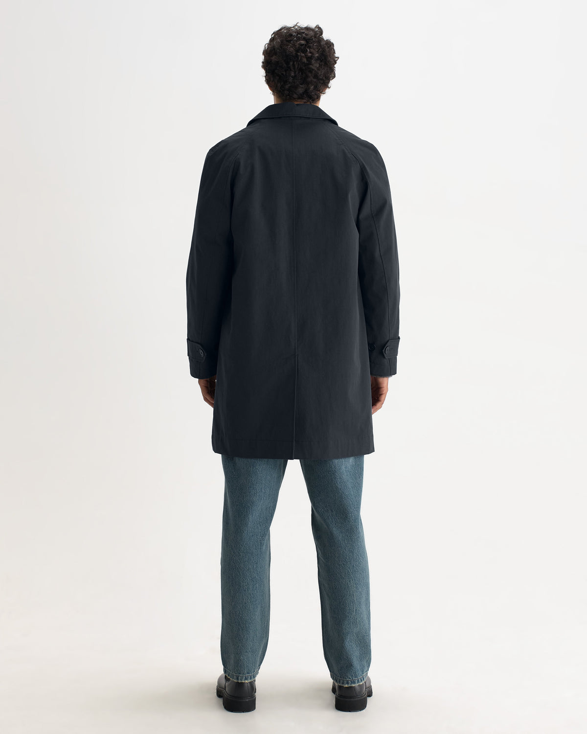 Navarino - Dark Navy Water Repellent Twill Mac
