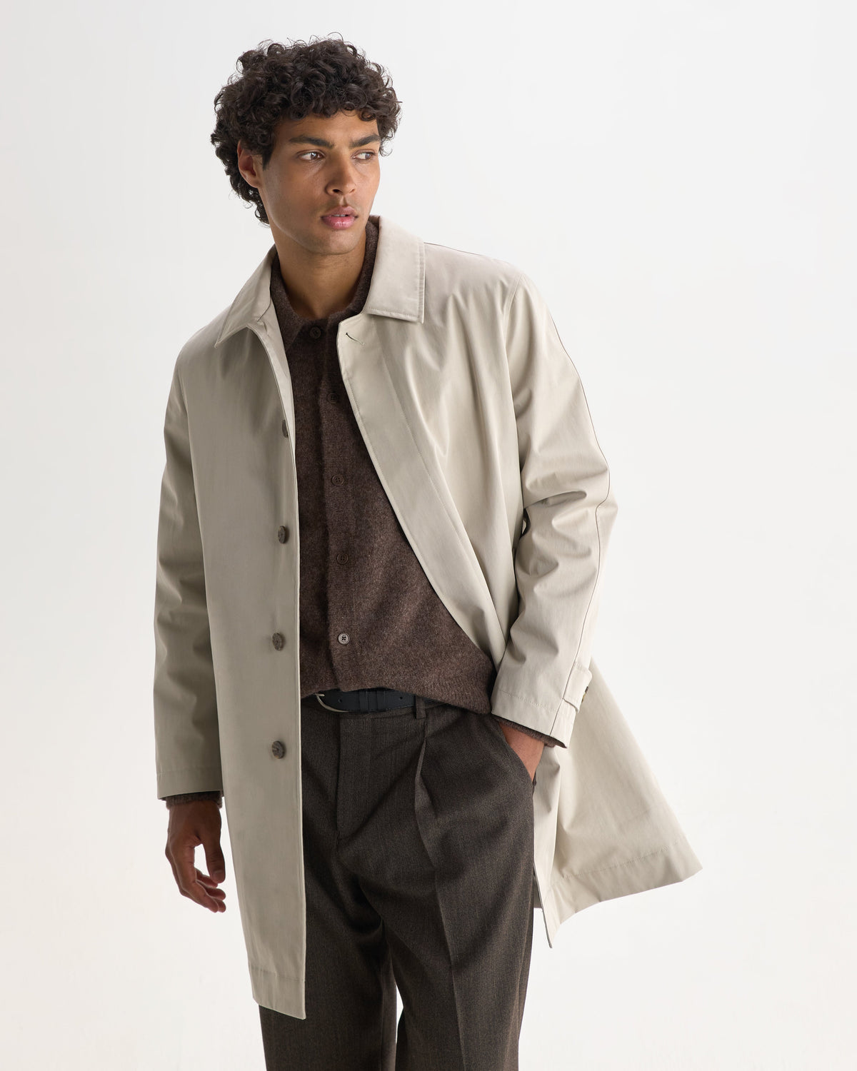 Navarino - Stone Water Repellent Twill Mac