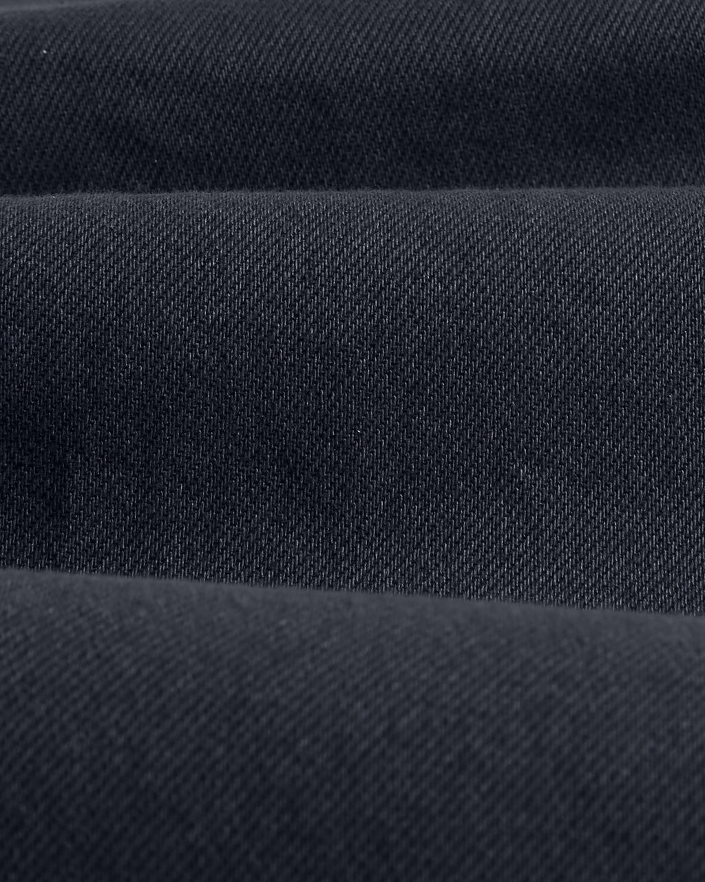 Hyde - Navy Organic Cotton Twill Straight Fit Trousers