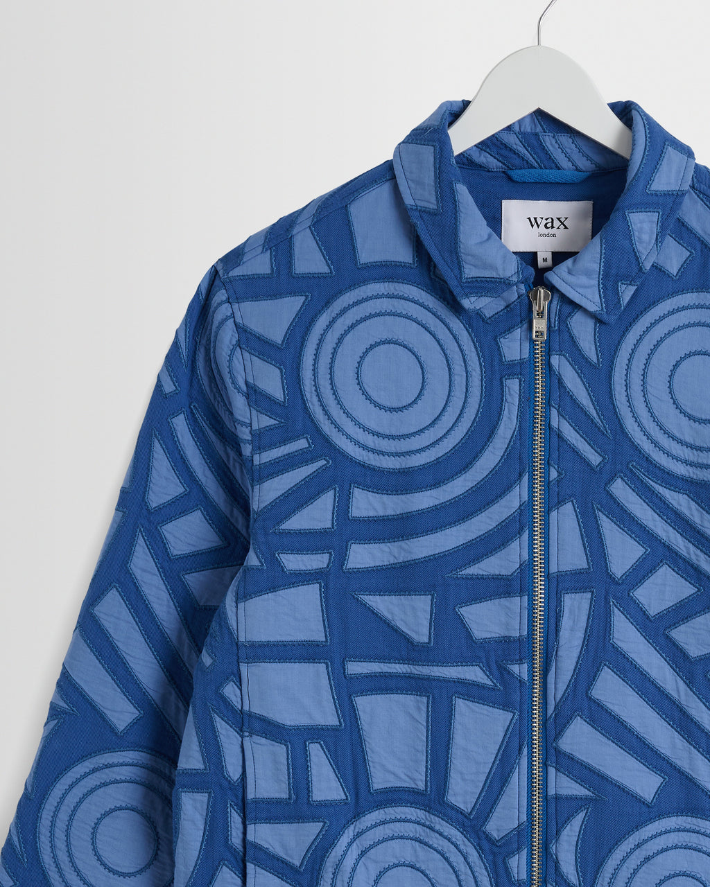 Park - Bright Blue Tonal Applique Jacket