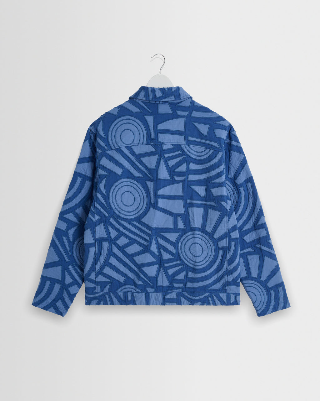 Park - Bright Blue Tonal Applique Jacket