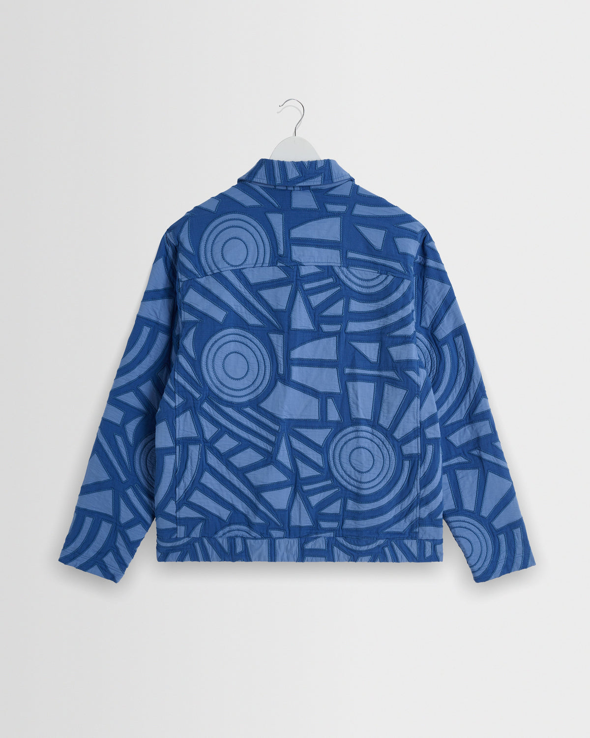 Park - Bright Blue Tonal Applique Jacket