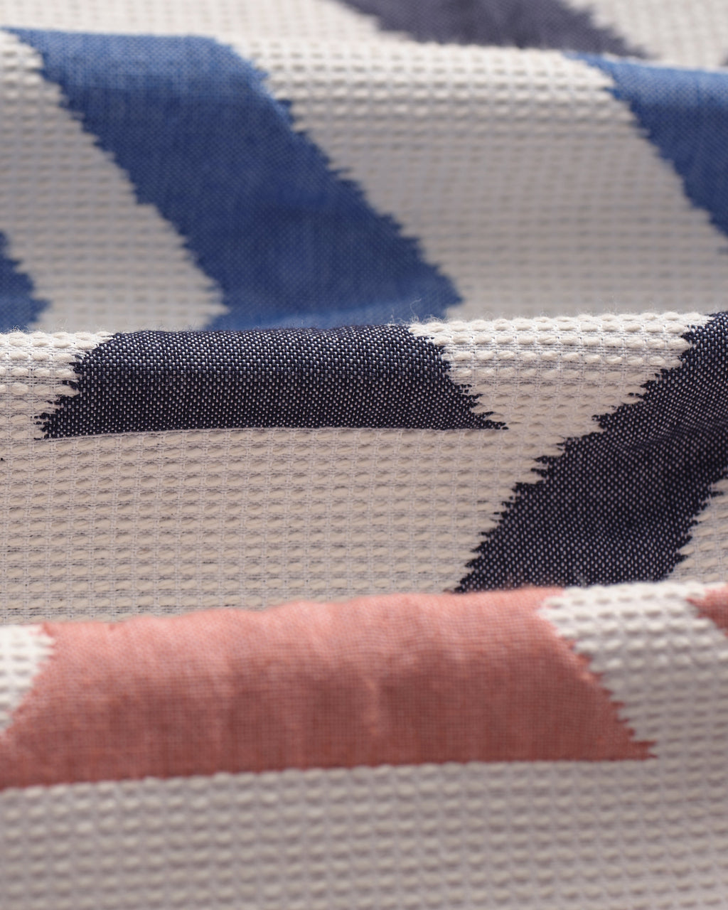 Park - Ecru And Multicolour Aztec Jacquard Jacket