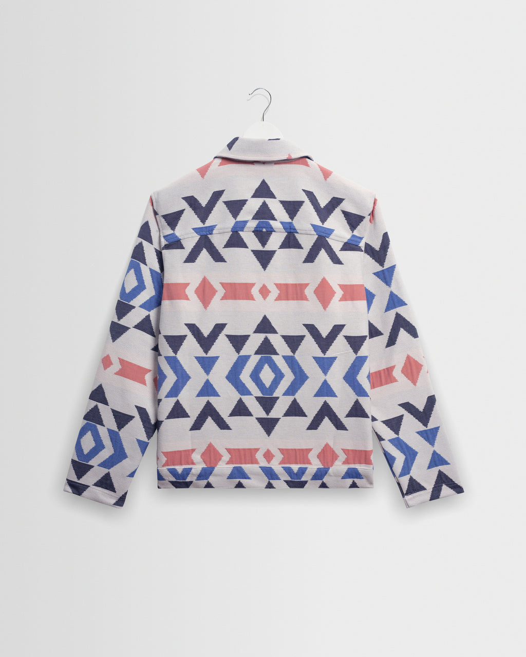 Park - Ecru And Multicolour Aztec Jacquard Jacket