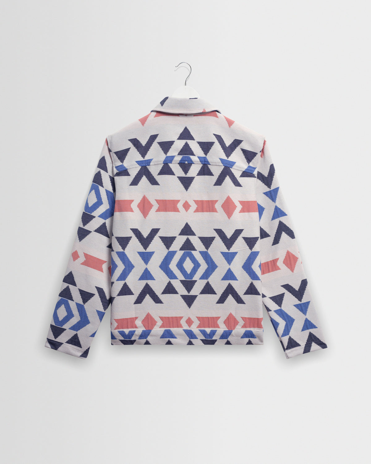 Park - Ecru And Multicolour Aztec Jacquard Jacket