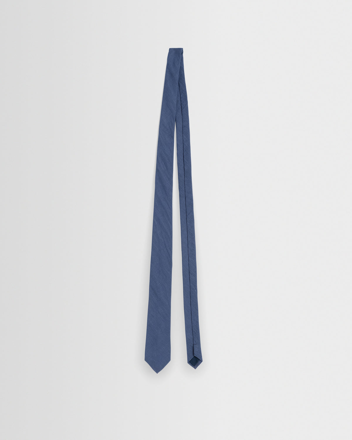 Pavillion - Mid Blue Linen Tie