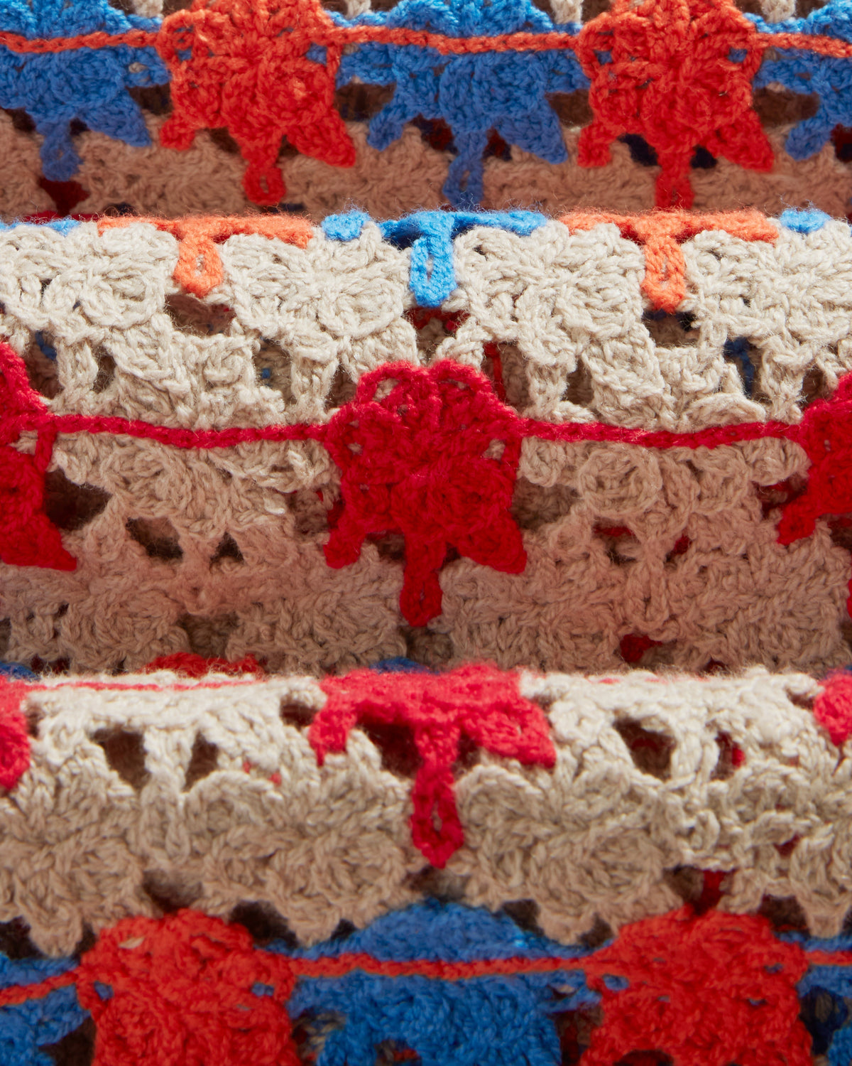 Porto - Multicolour Splash Crochet Shirt